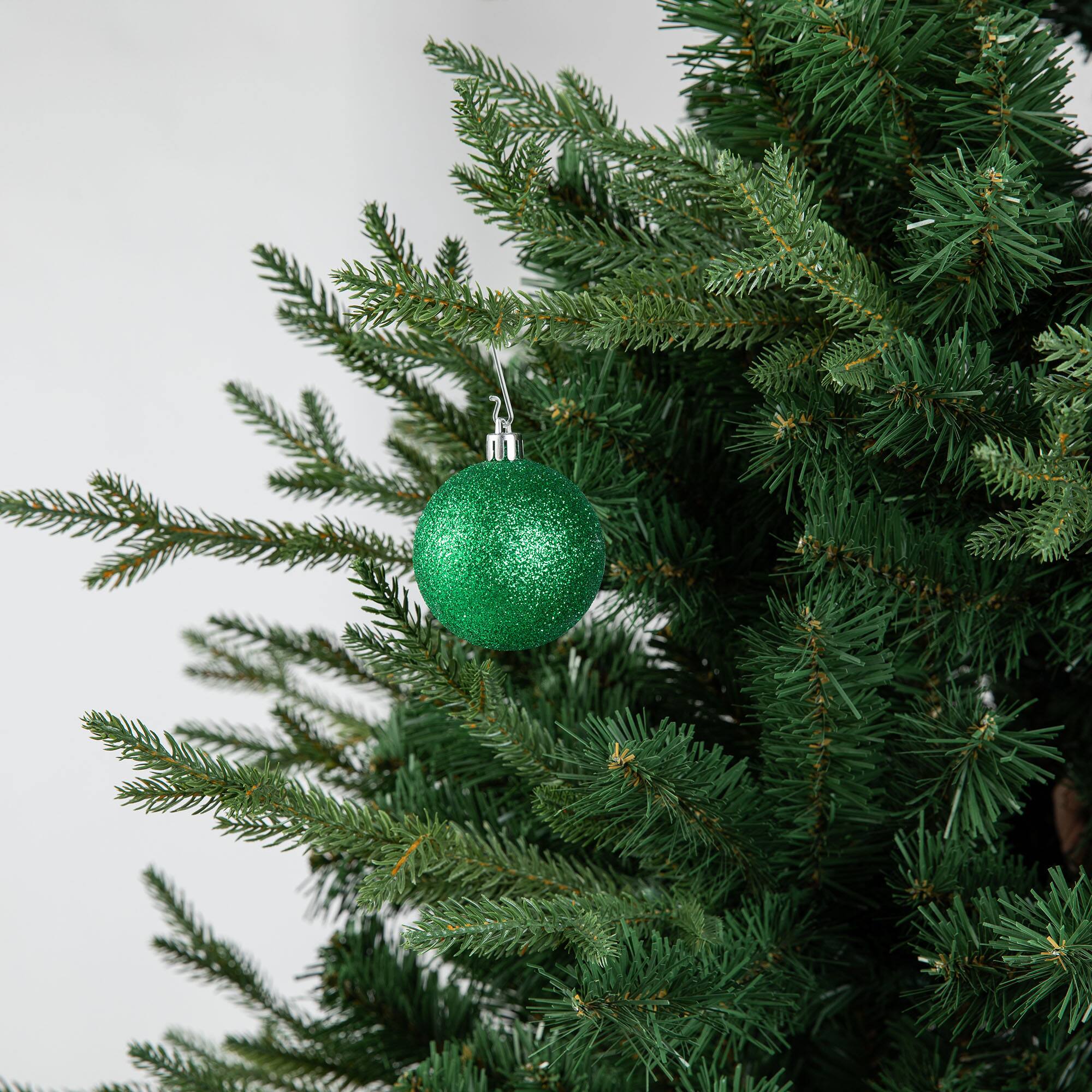 Glitzhome® 18 Pack Whimsical Red & Green Deluxe Large Ornaments